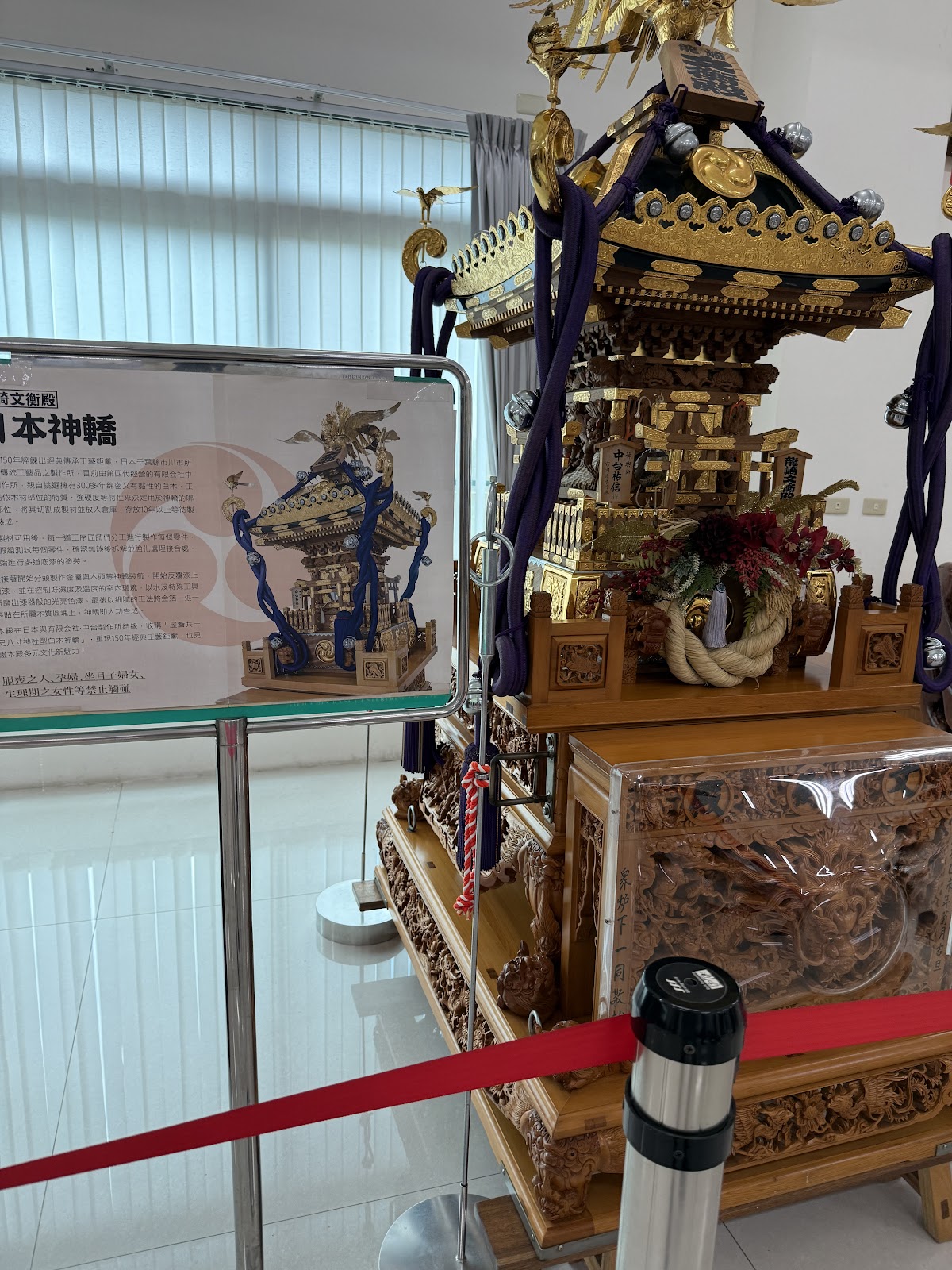 義德館日式神轎模型