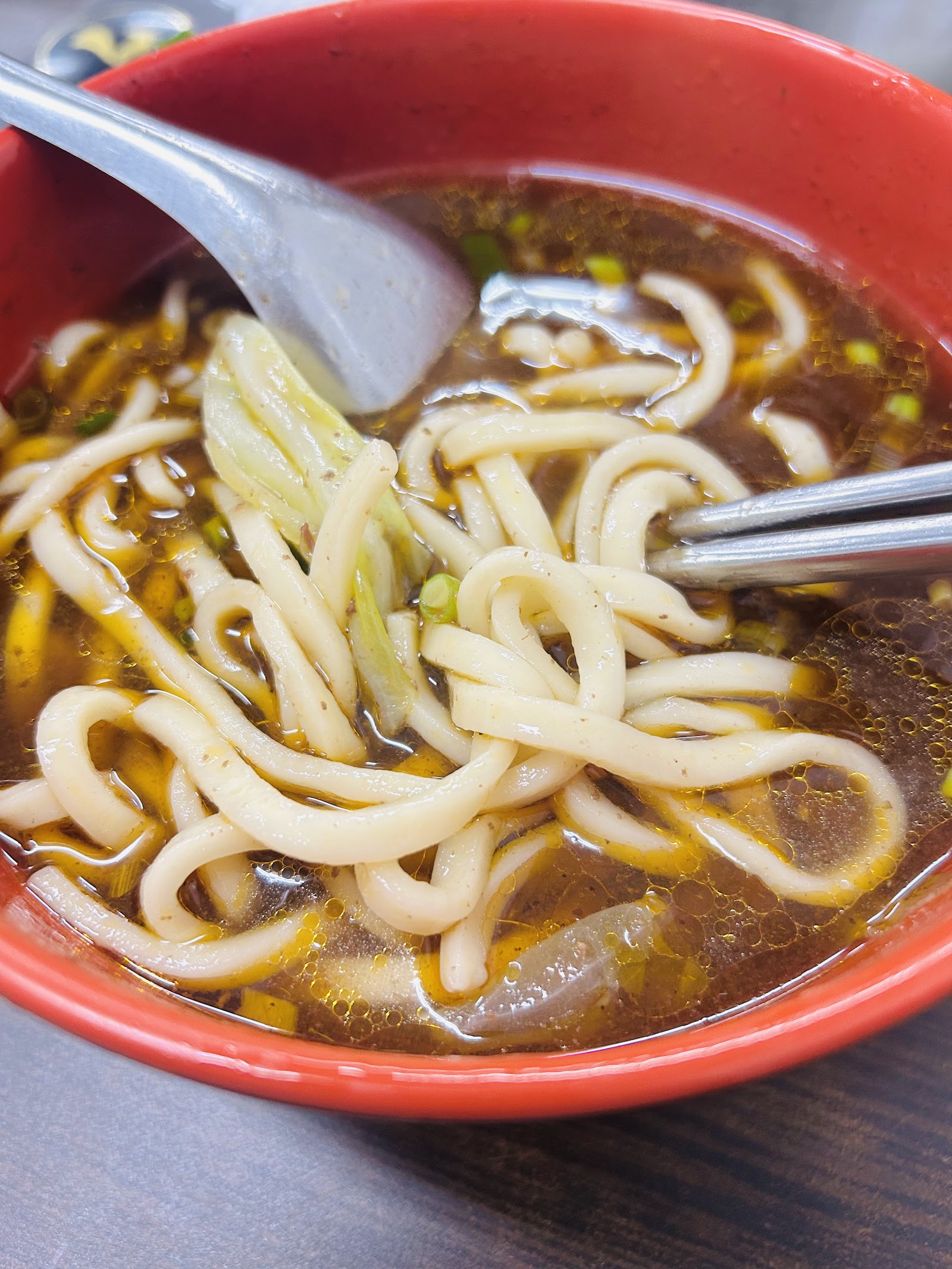 大陸牛肉麵麵條特寫