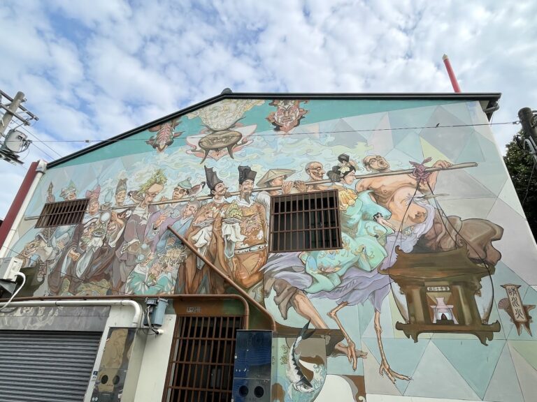學甲慈濟宮學甲十三庄壁畫建築全景