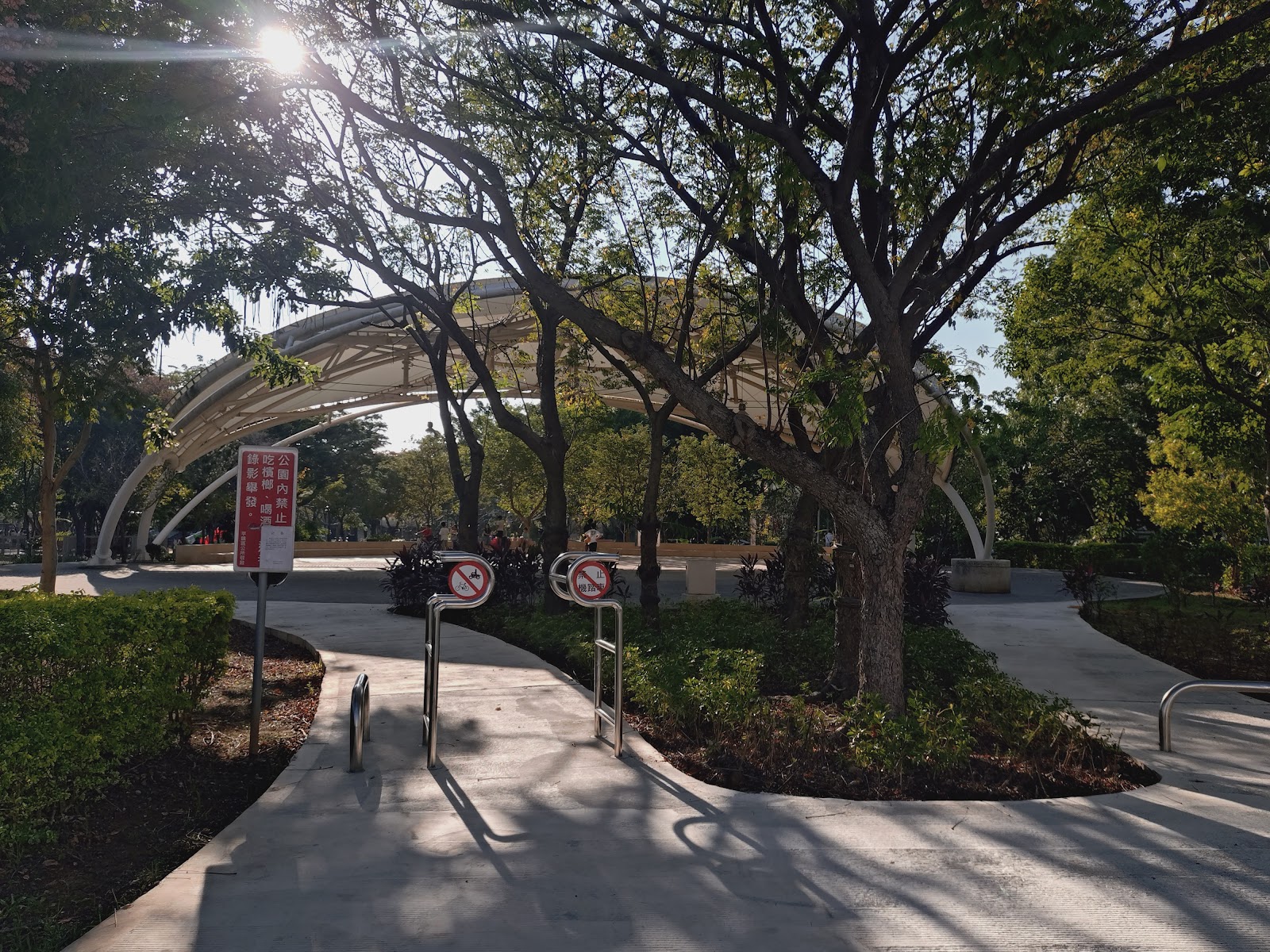 山子頂公園全區導覽圖告示牌