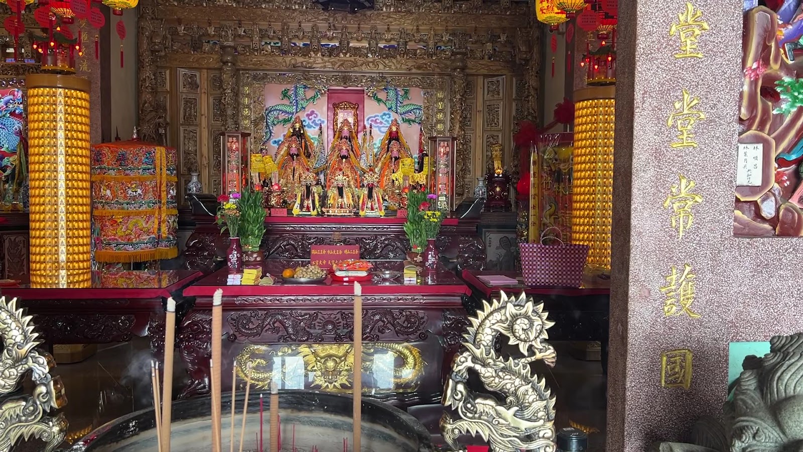 新竹芎林福昌宮三山國王神桌