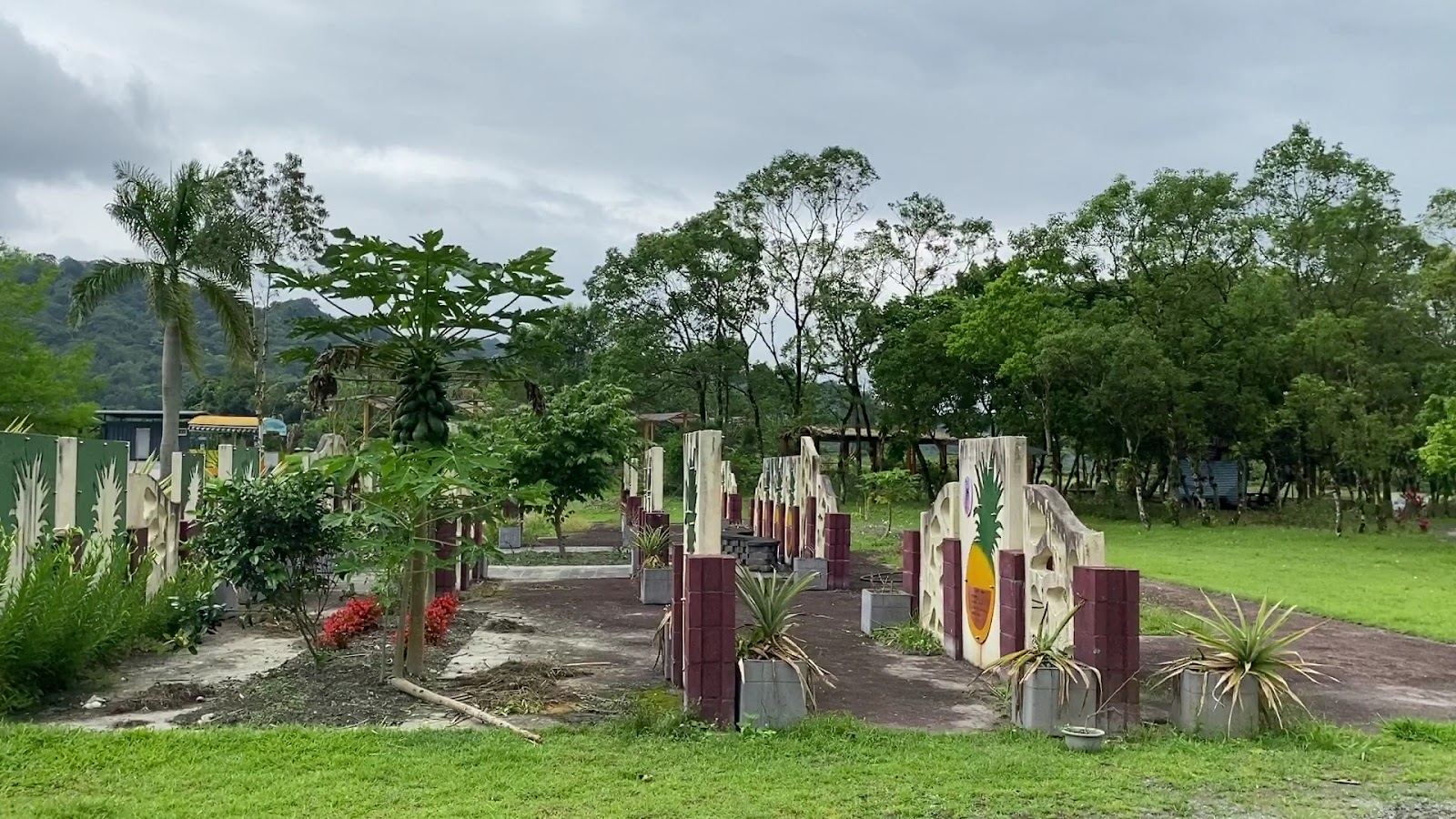 富興社區鳳梨公園步道景觀