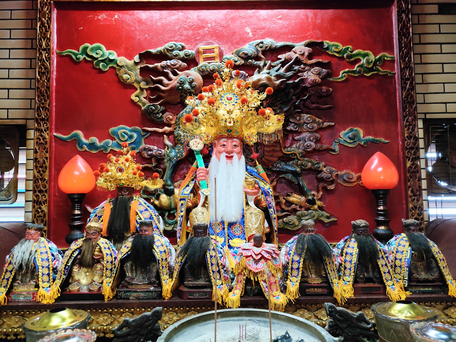 宜蘭三星義德福德廟土地公神像特寫