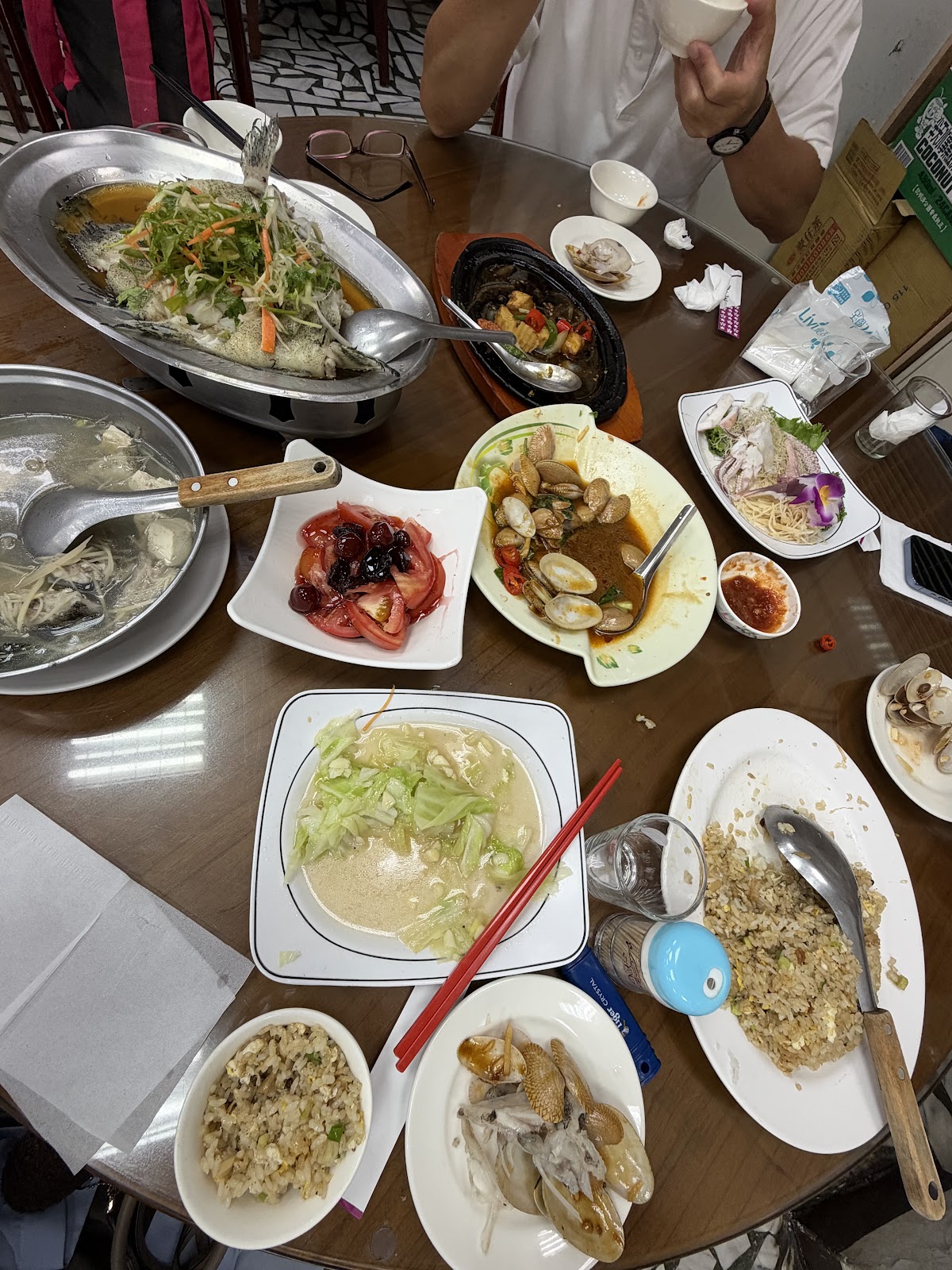 168海鮮餐廳桌菜合菜菜色豐富