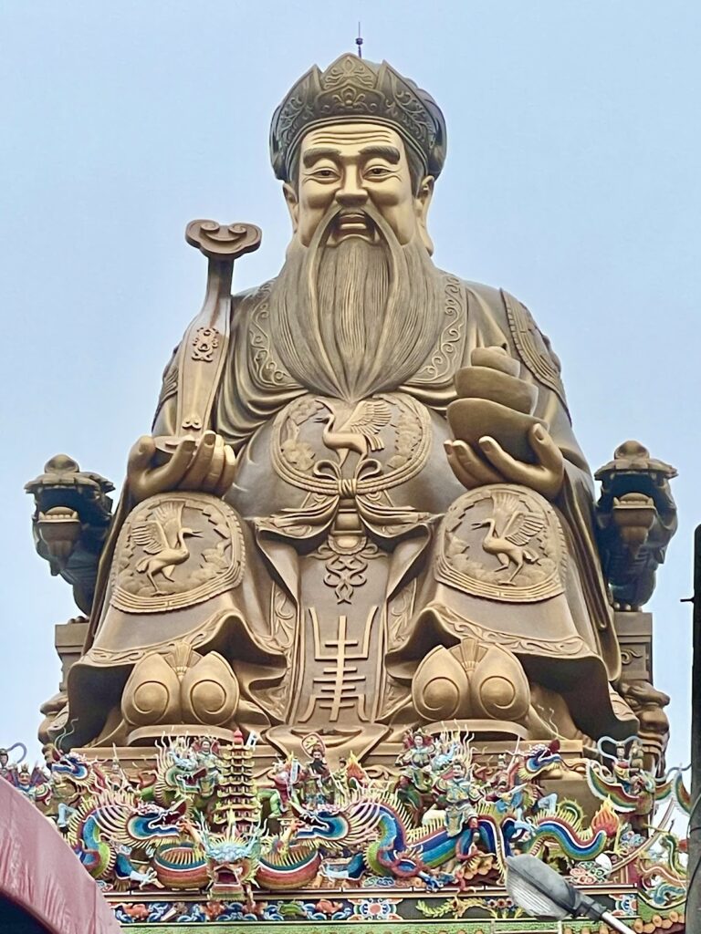 四結福德廟金身土地公神像特寫