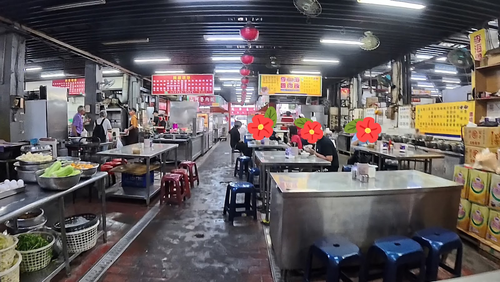 李海魯肉飯第二市場創始店用餐區