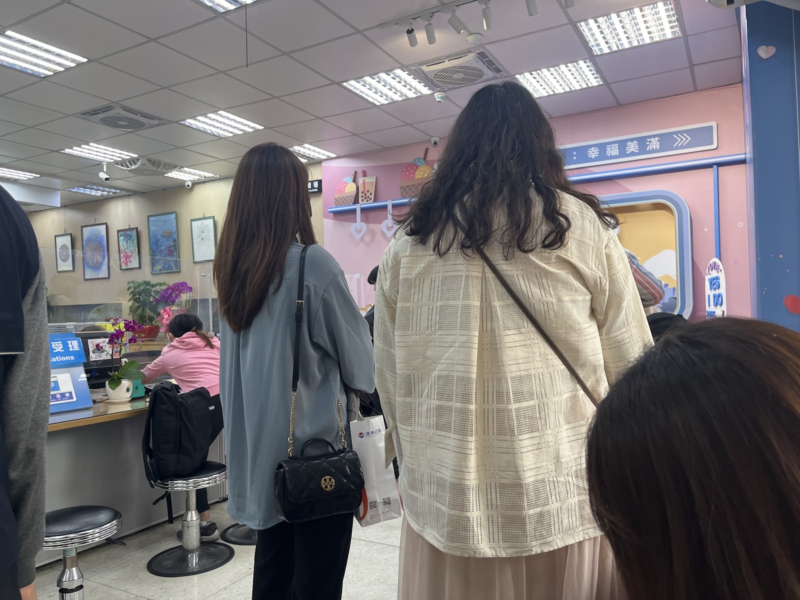 台中中區區公所戶政事務所結婚登記區幸福美滿佈置