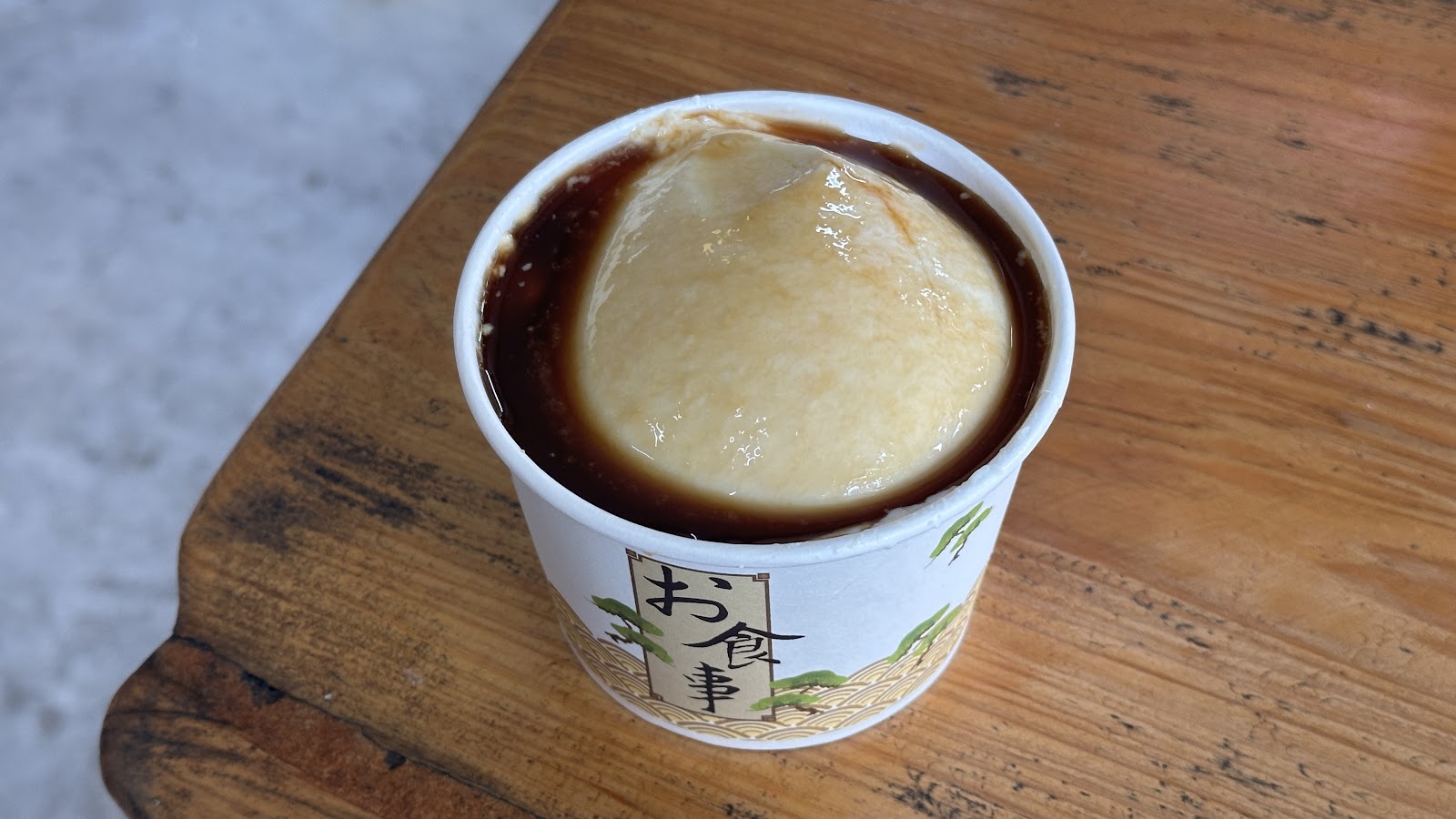 池上福原豆腐店山葵醬油豆花