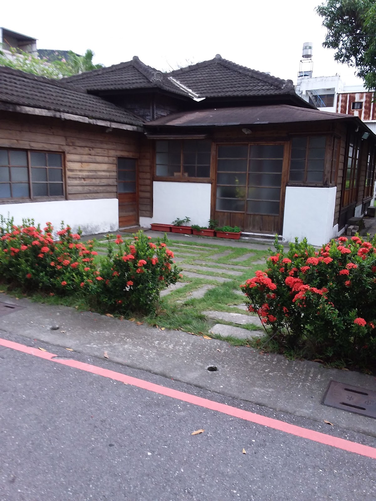 寶町藝文中心日式木造建築庭院景觀