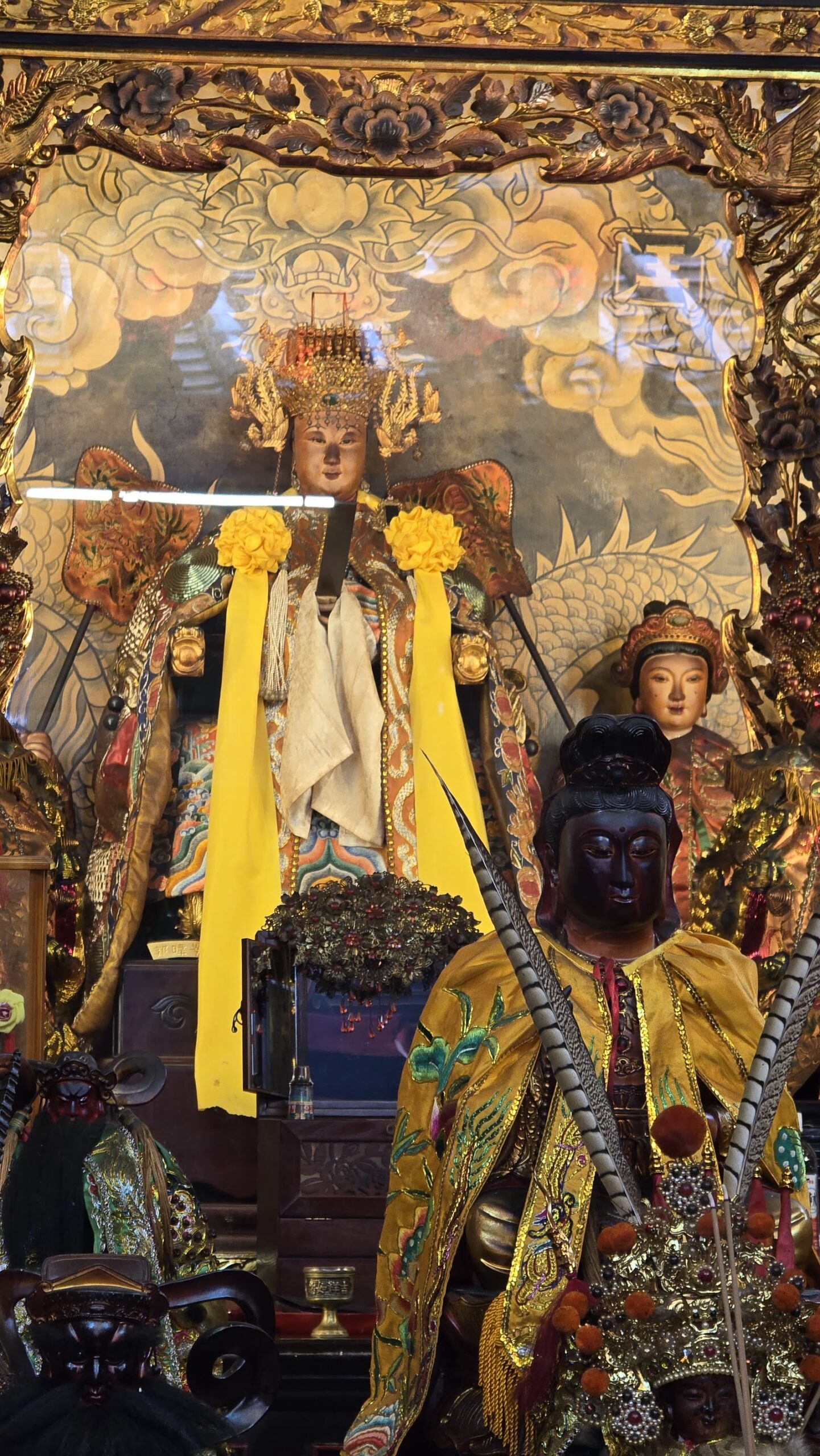 艋舺啟天宮料舘媽祖神像特寫