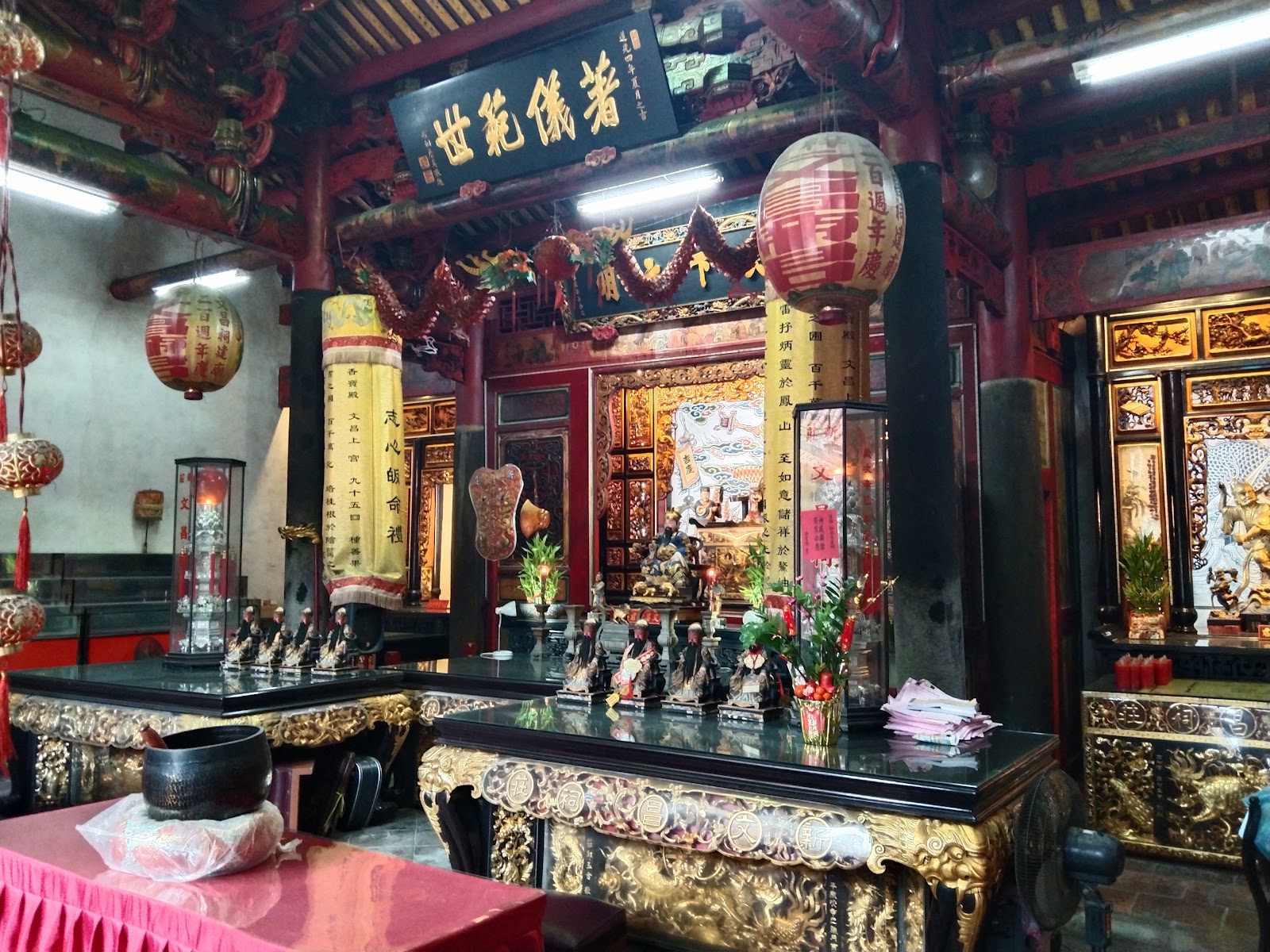 新莊文昌祠內文昌帝君神龕
