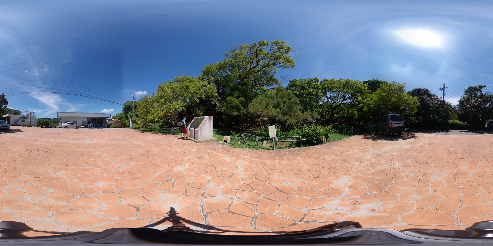石岡五福臨門神木園區廣場環景
