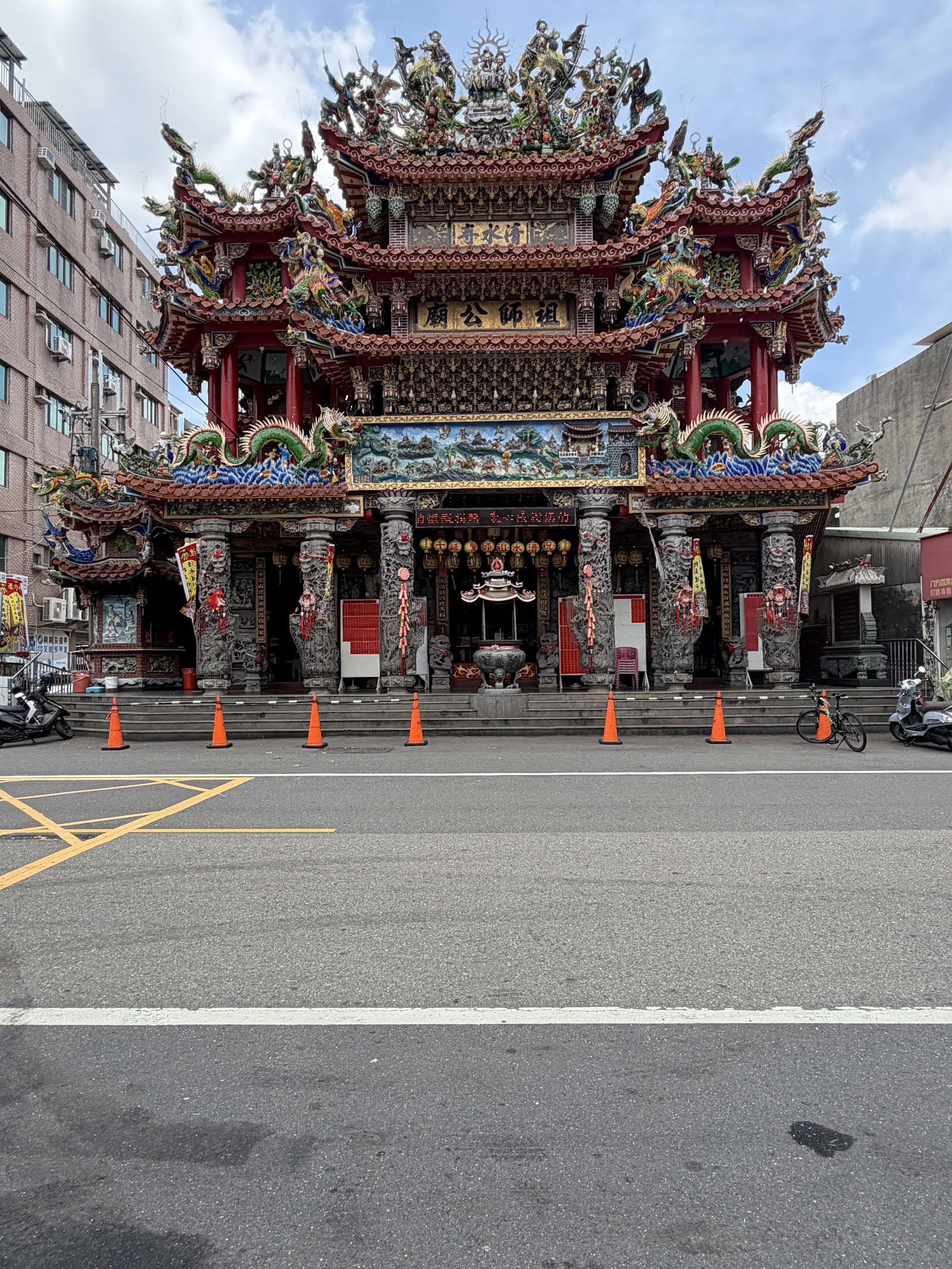 新化清水寺街景角度