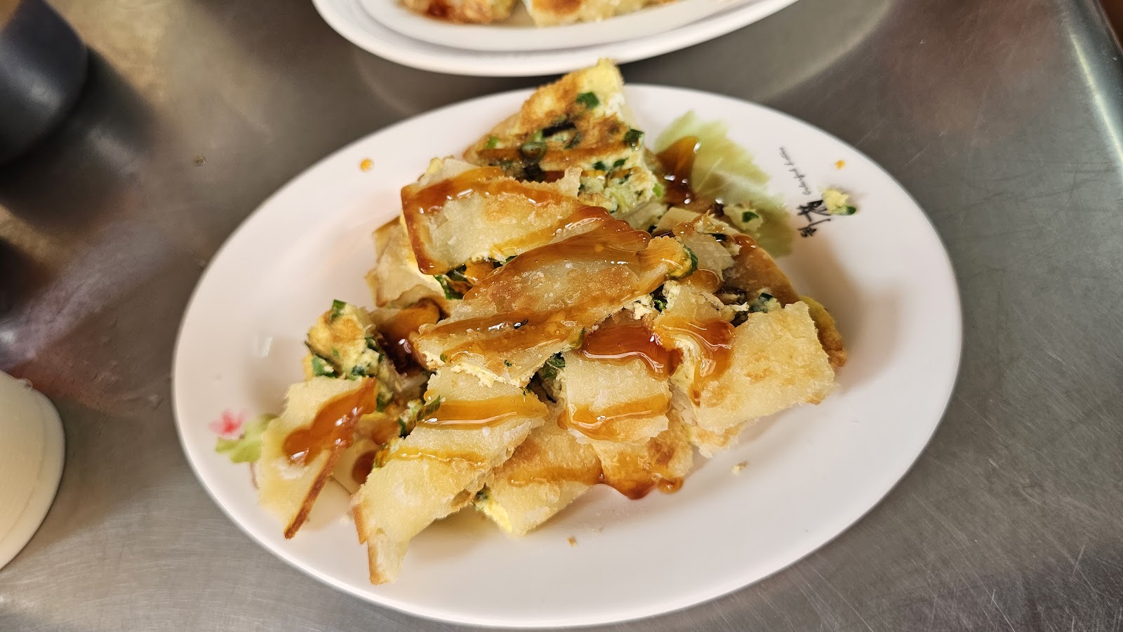 竹山煎餃俯視特寫 竹山煎餃韭菜豆干內餡俯視