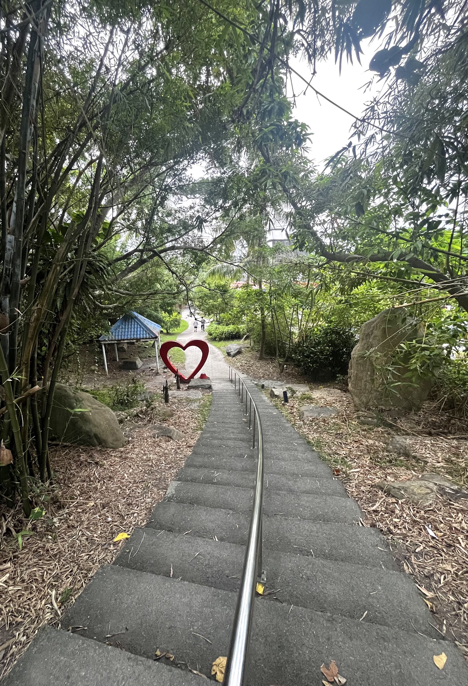 龜山朝日園區愛心裝置與竹林步道